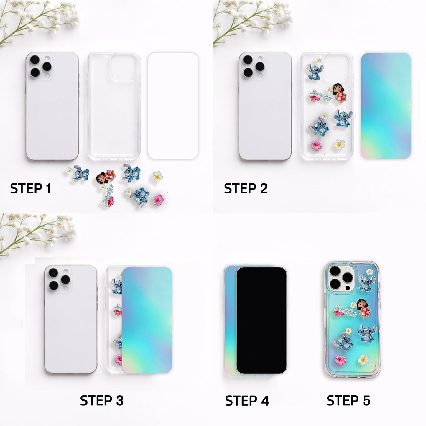 Ohana Means Family - Personalized Ohana Shaker Phone Case