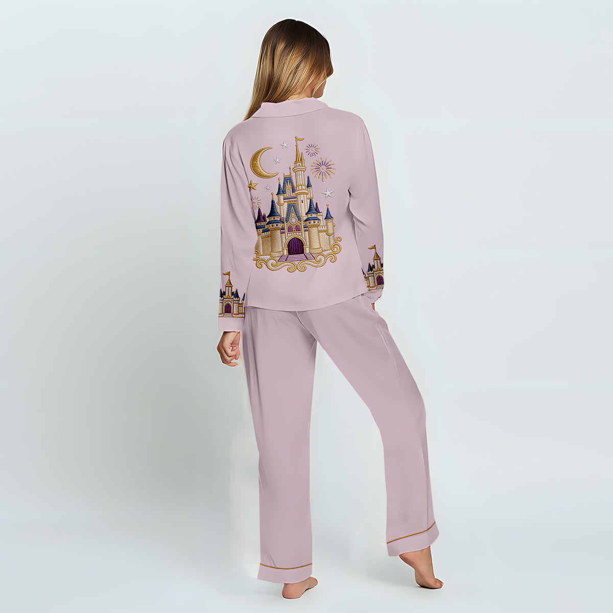 Believe In Magic - Personalized Dream Trip Button Down Pajamas