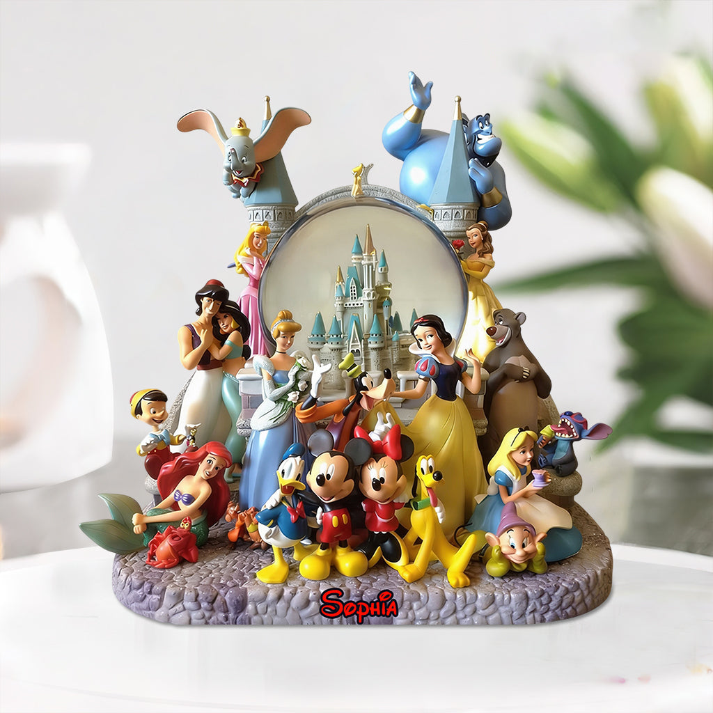 Magical Castle - Personalized Dream Trip Custom Shaped Acrylic Plaque