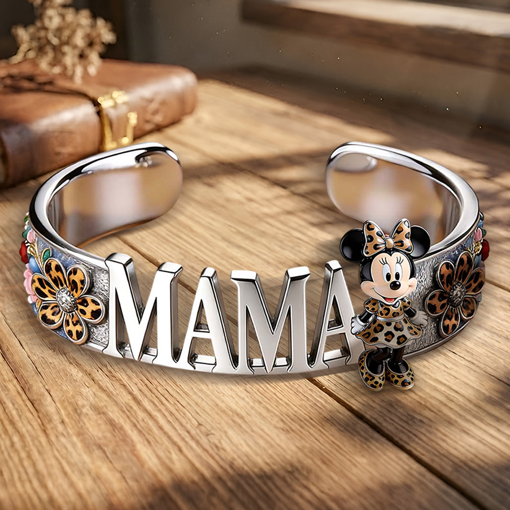 Magical Day - Personalized Mouse Shaped Cuff Bracelet