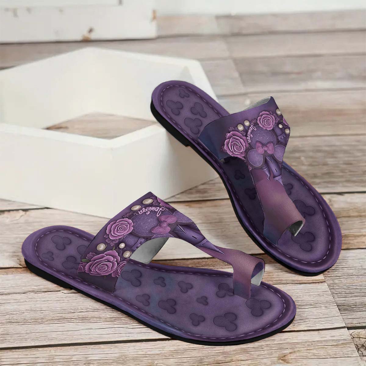 Magical World - Personalized Mouse Open Toe Sandals