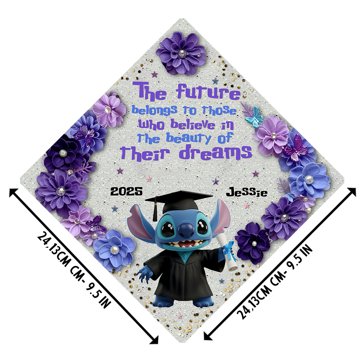 Happy Graduation 2025 - Personalized Ohana Cap Topper