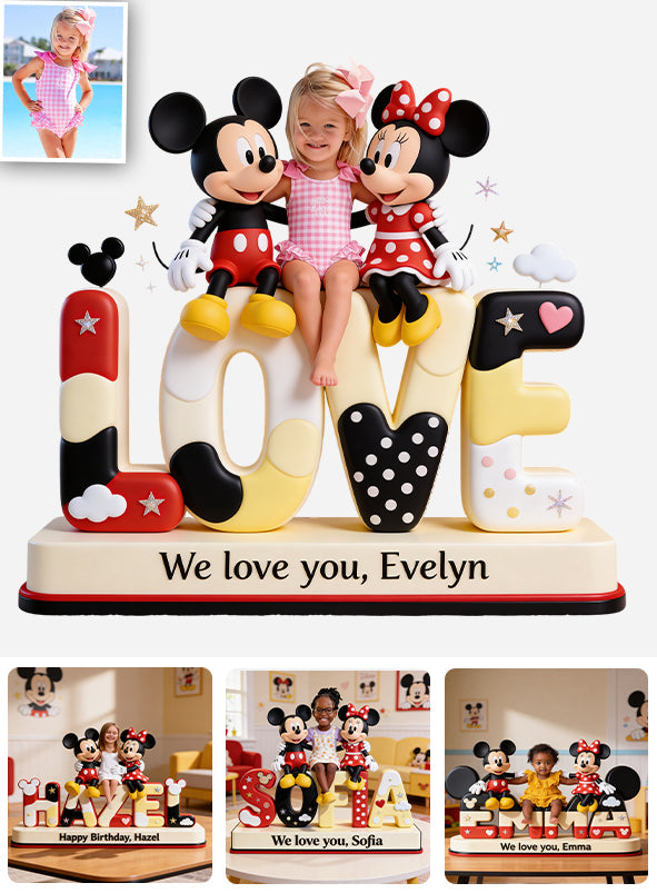 Magical Cartoon Mouse - Personalized Mouse Custom Shaped Acrylic Plaque