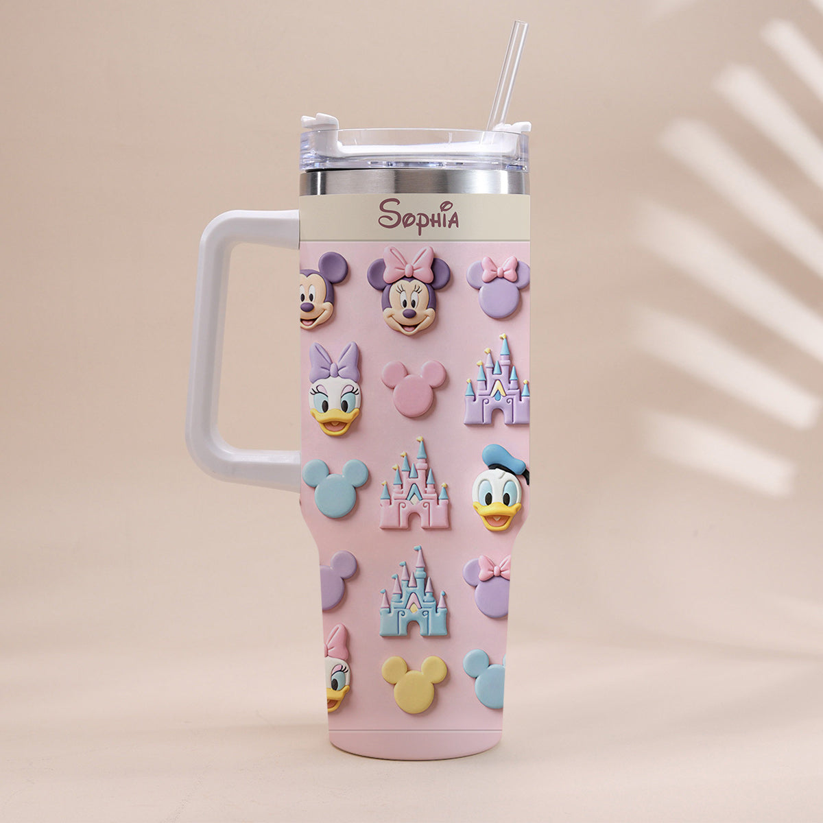 Magical World - Personalized Mouse Tumbler With Handle