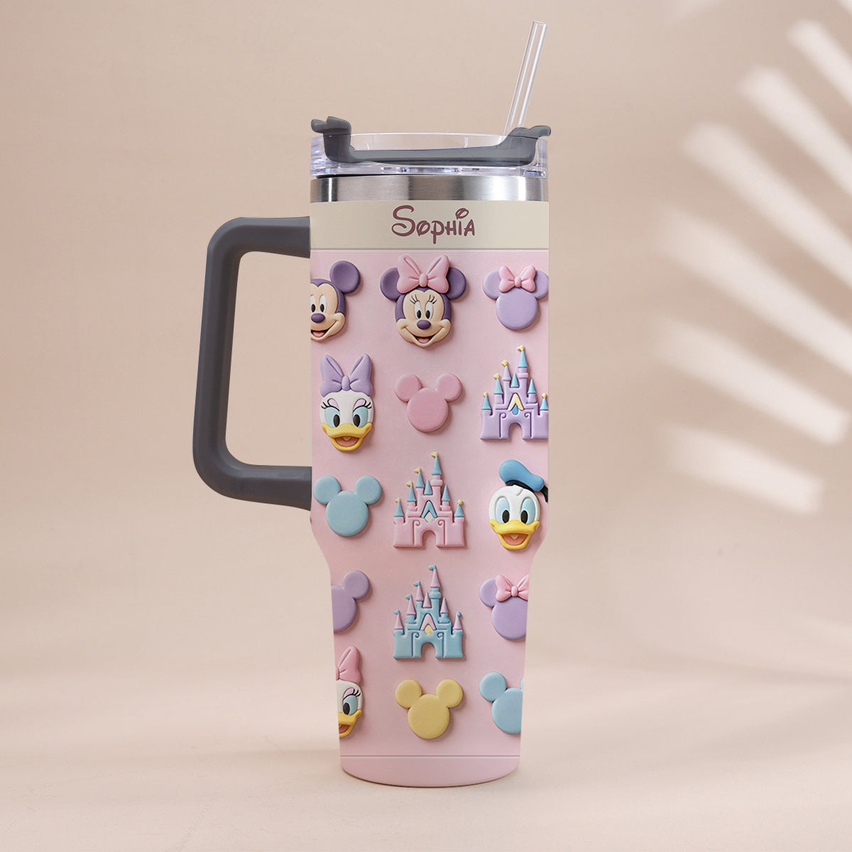 Magical World - Personalized Mouse Tumbler With Handle
