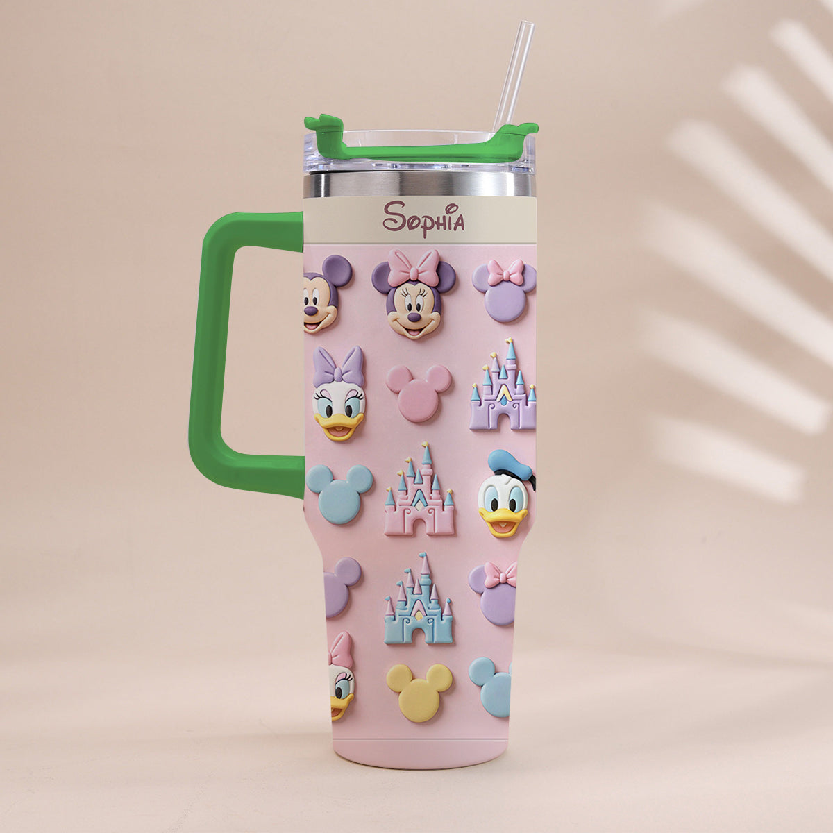 Magical World - Personalized Mouse Tumbler With Handle