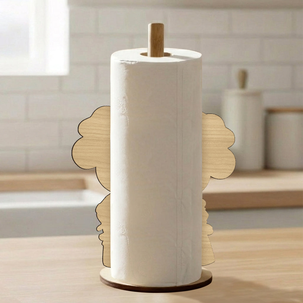 Our Kitchen Perfect Couple Gift - Personalized Mouse Paper Towel Stand