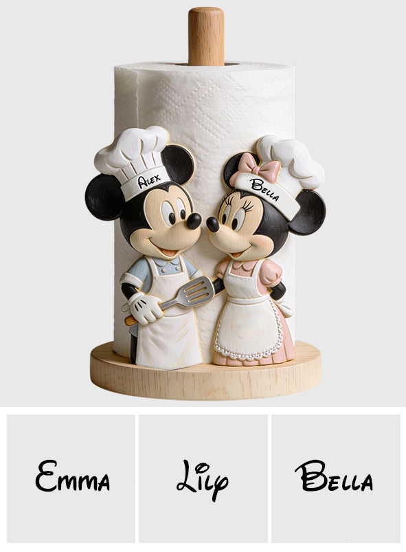 Our Kitchen Perfect Couple Gift - Personalized Mouse Paper Towel Stand