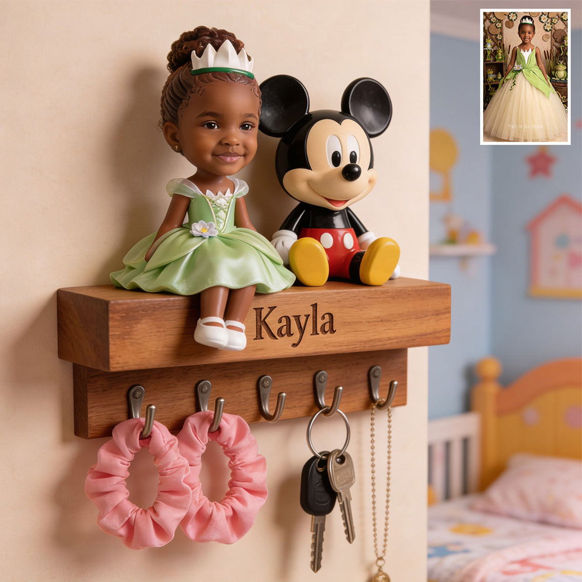 Magical Friend - Personalized Mouse Custom Shaped Hanging Rack
