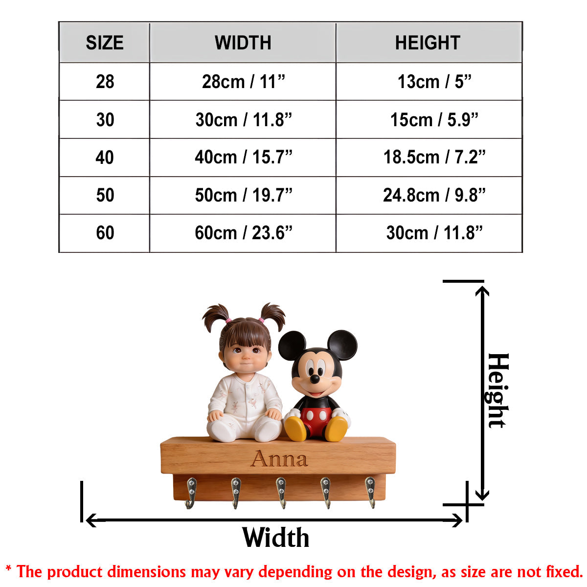 Magical Friend - Personalized Mouse Custom Shaped Hanging Rack