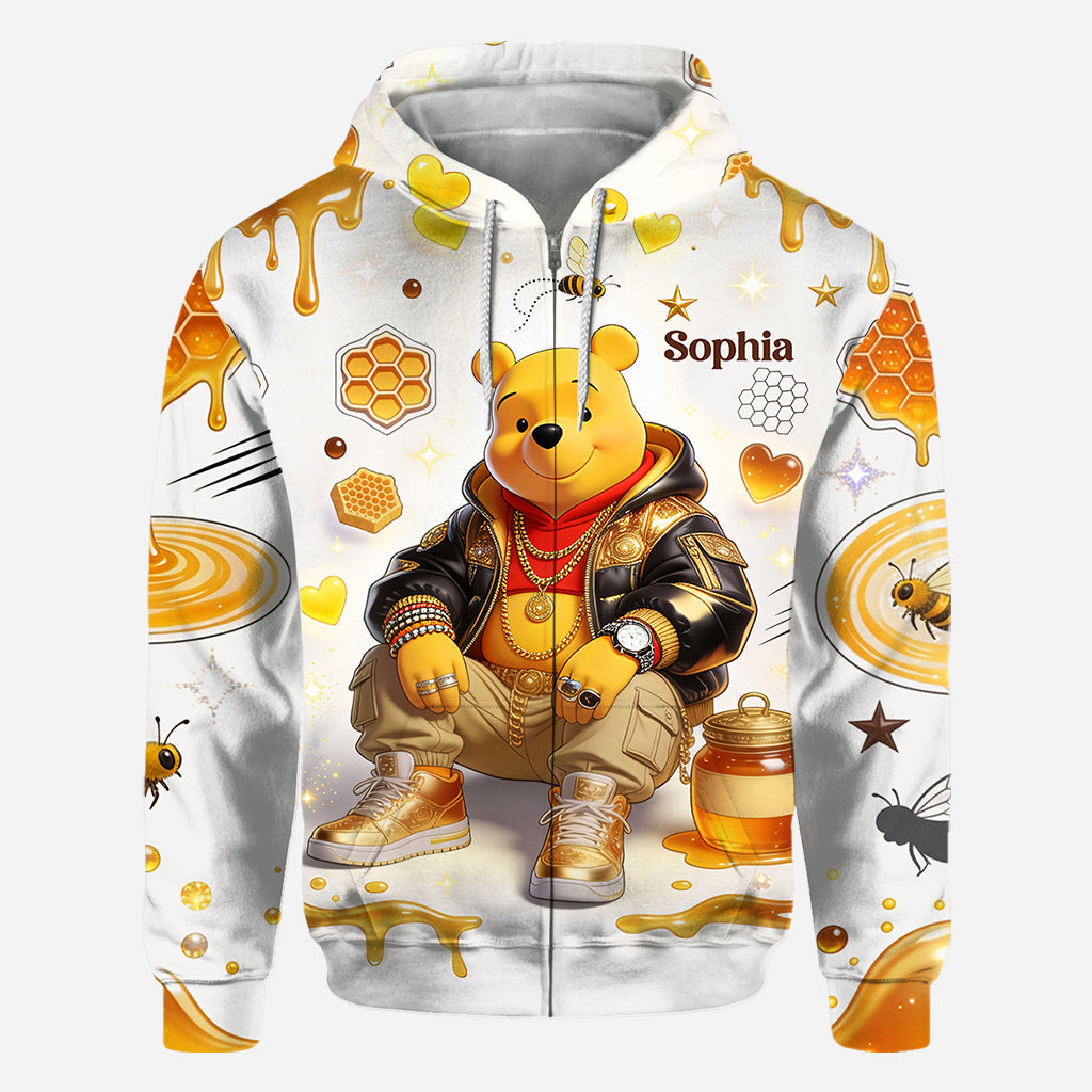 Cool Bear - Personalized Yellow Bear All Over Shirt