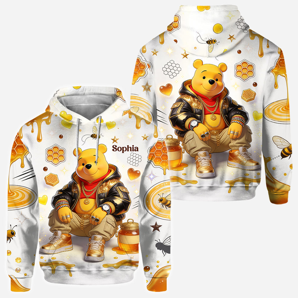 Cool Bear - Personalized Yellow Bear All Over Shirt