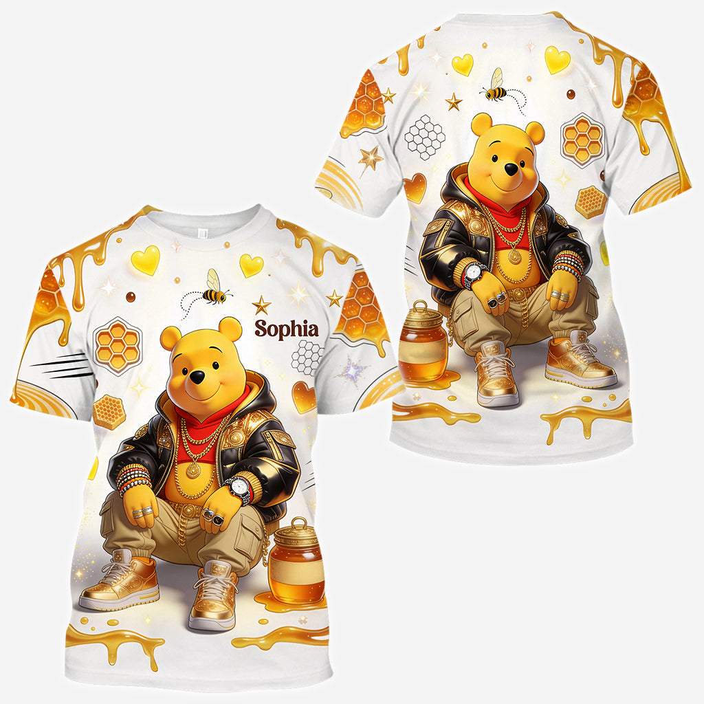 Cool Bear - Personalized Yellow Bear All Over Shirt