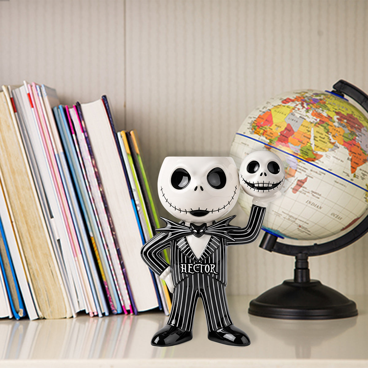 Cute Jack - Personalized Nightmare Wooden Pen Holder