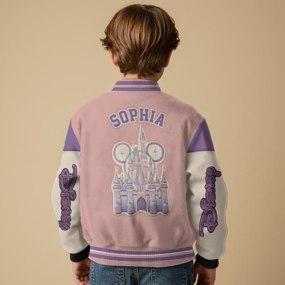 Magical Castle - Personalized Mouse Varsity Jacket