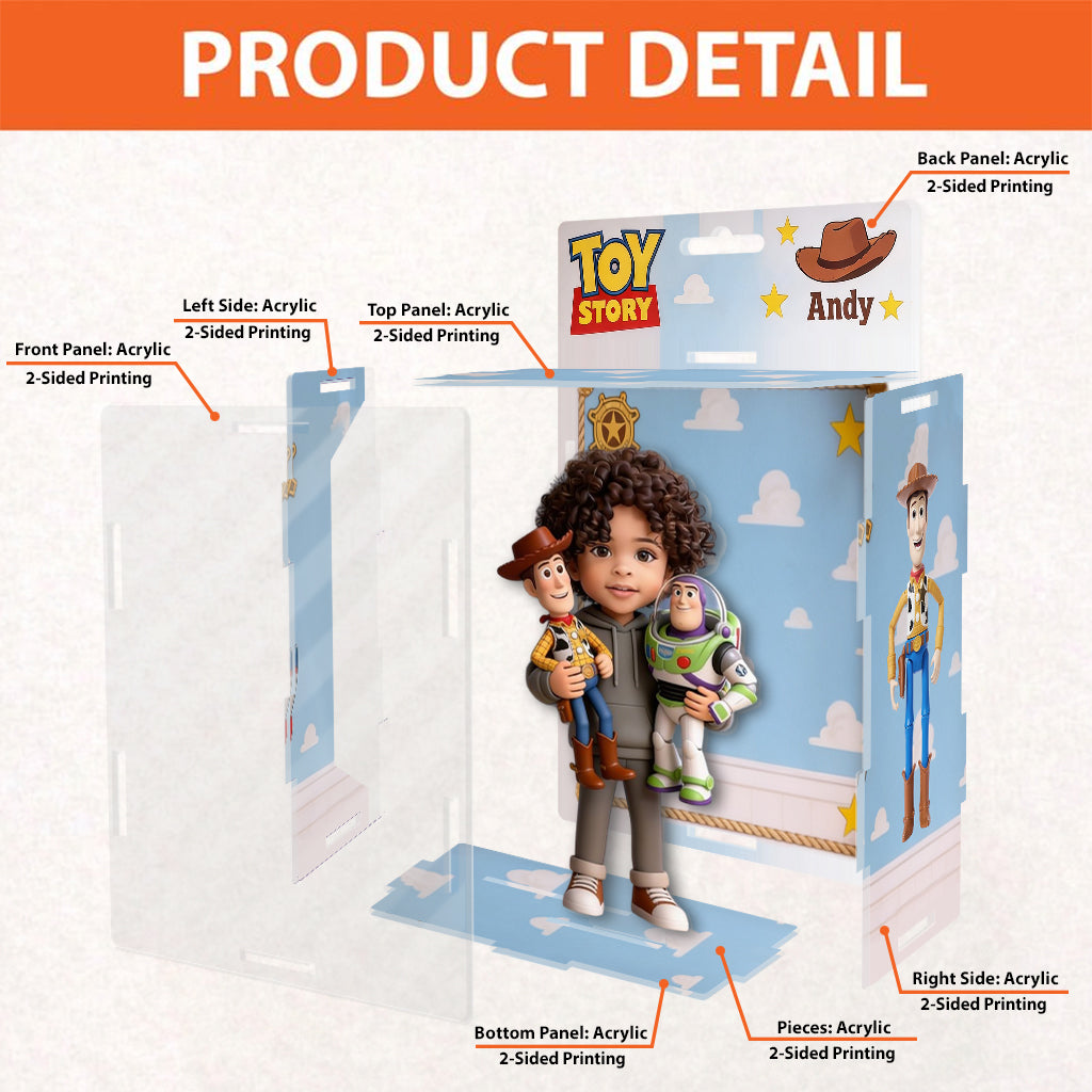 The Story Of Toys - Personalized Movie For Kids Acrylic Display Box