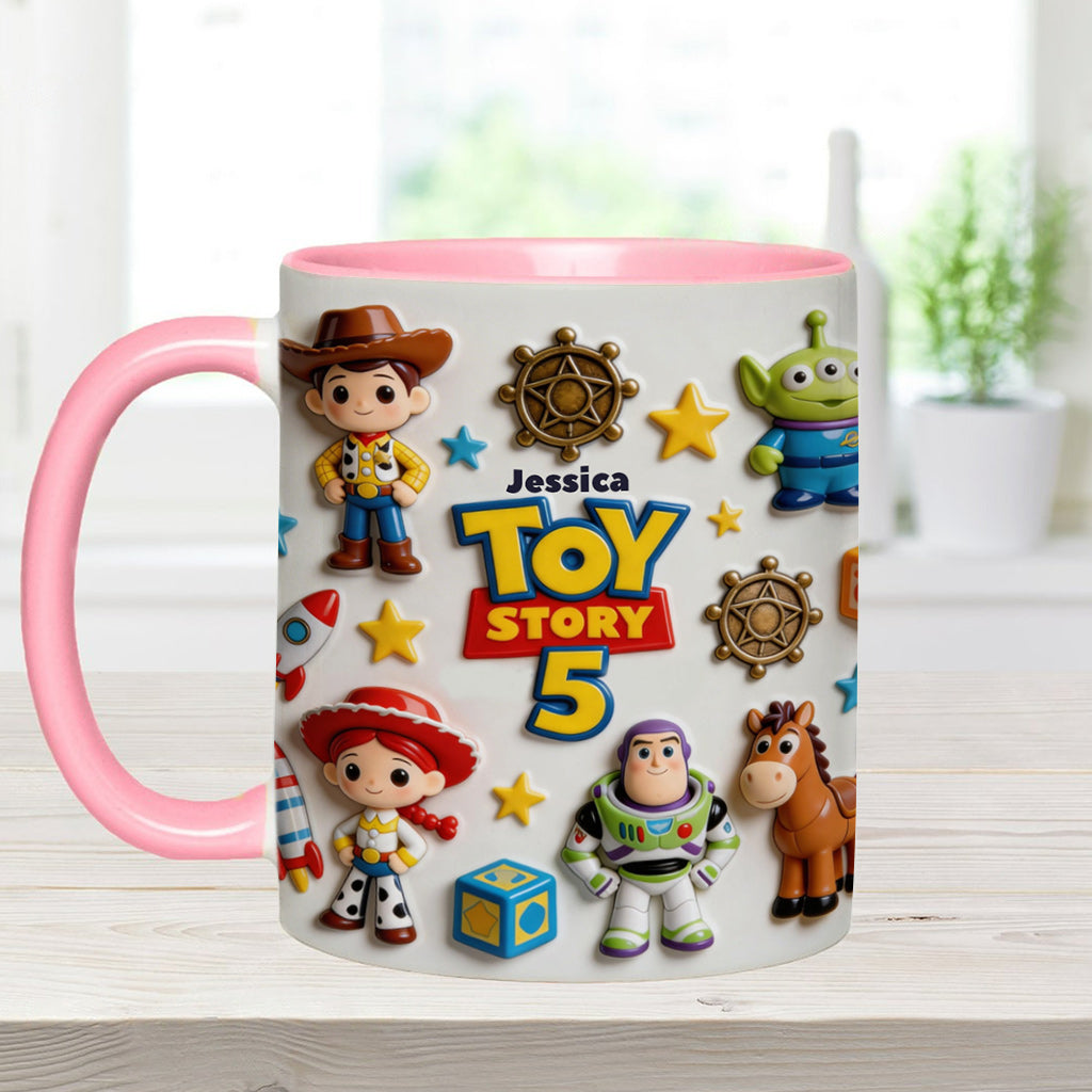 The Story Of Us - Personalized Movie For Kids Accent Mug