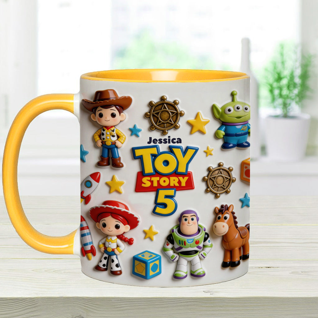 The Story Of Us - Personalized Movie For Kids Accent Mug