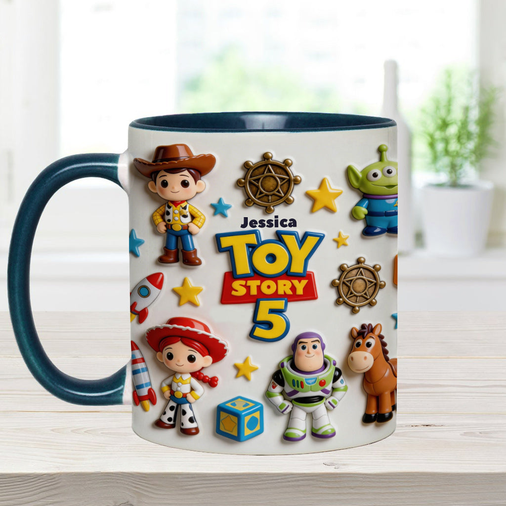 The Story Of Us - Personalized Movie For Kids Accent Mug