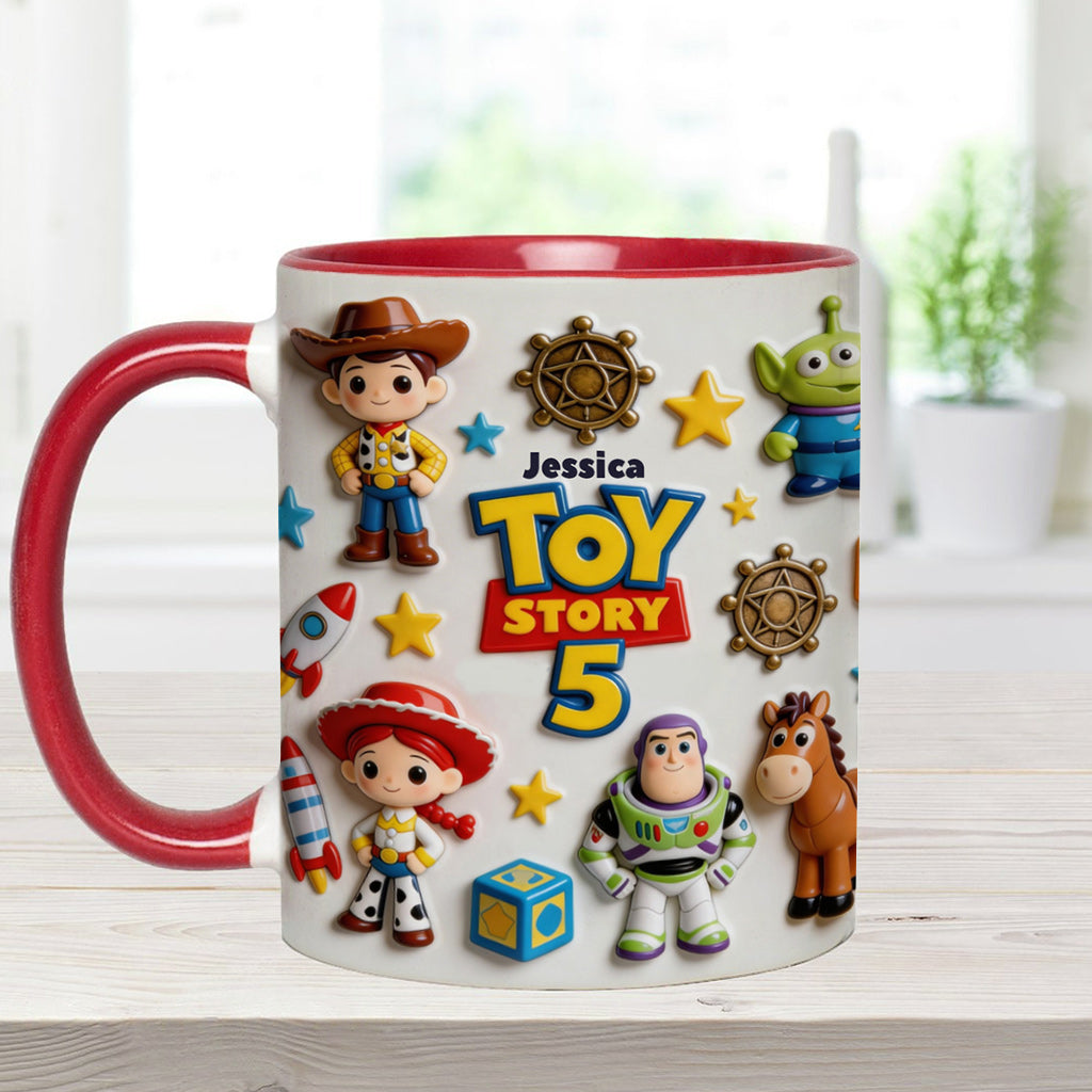 The Story Of Us - Personalized Movie For Kids Accent Mug