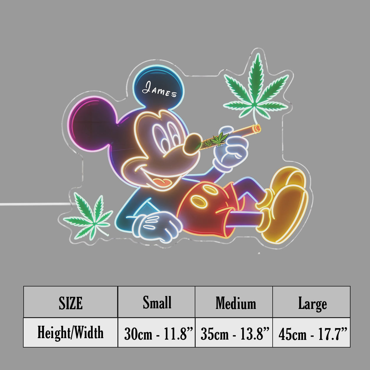 Cannabis - Personalized Weed Neon LED Light Sign