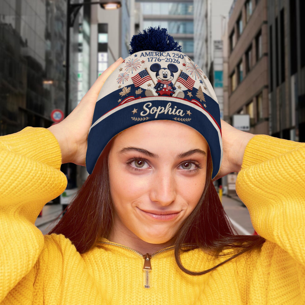 250 Anniversary - Personalized Mouse Beanie Hat