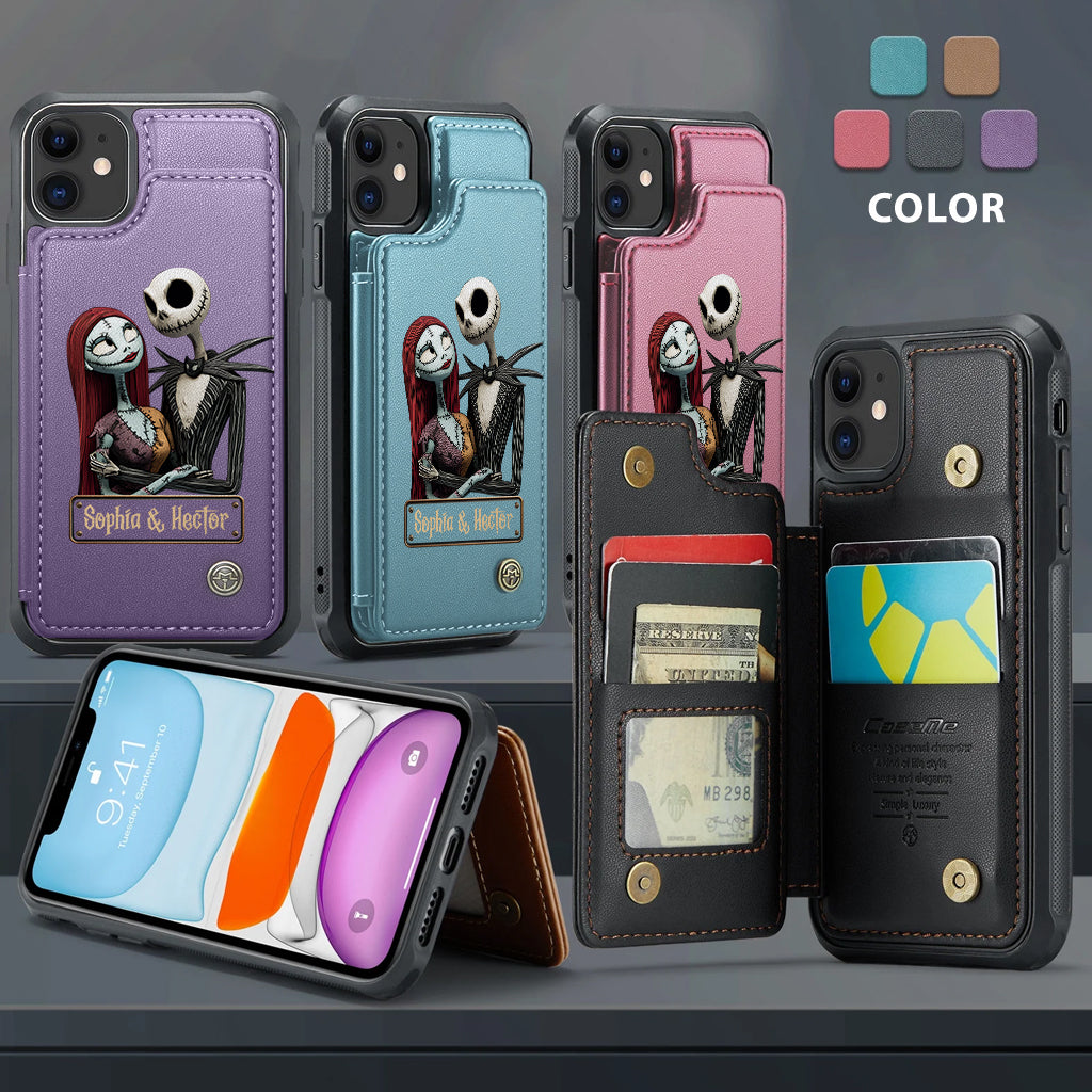 Nightmare Couple - Personalized Nightmare Wallet Phone Case