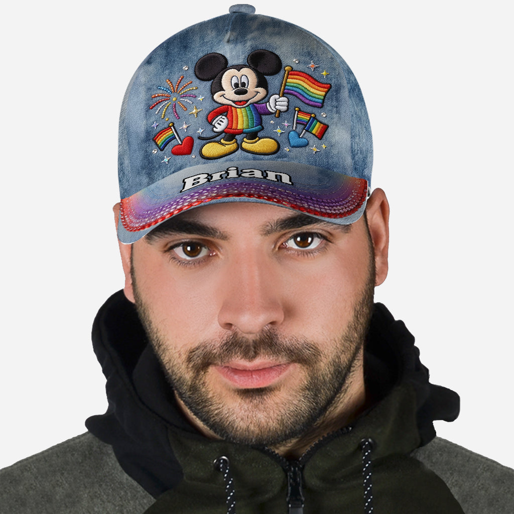 Love Is Love Pride Gift - Personalized LGBT Support Classic Cap
