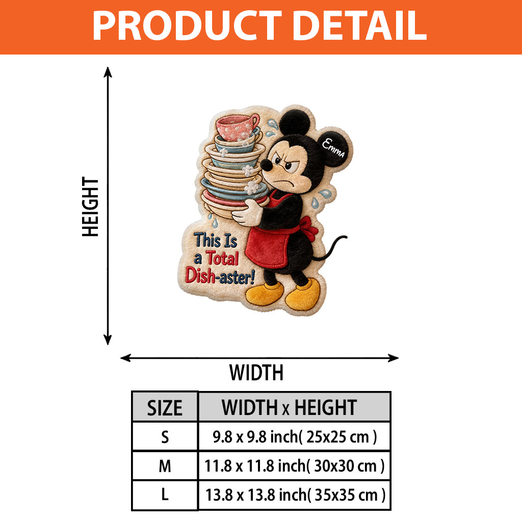 Cartoon Mouse Fans Gift, Kitchen Towel - Personalized Mouse Hand Towel