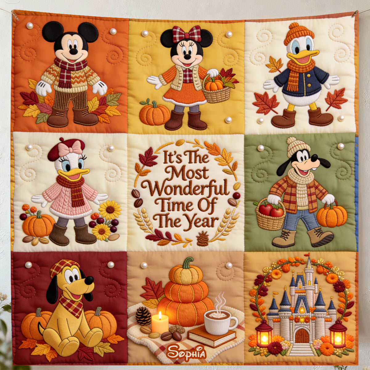 It's The Most Beautiful Time Of The Year - Personalized Mouse Blanket