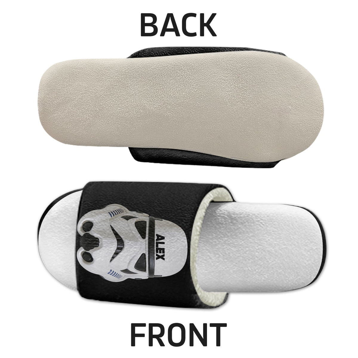 Galaxy Character - Personalized The Force Open-Toe Slippers