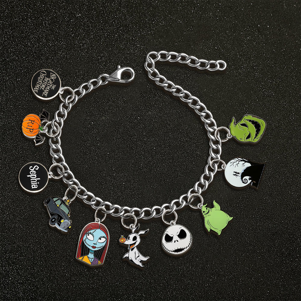Nightmare On The Wrist - Personalized Nightmare Bracelet With Charms