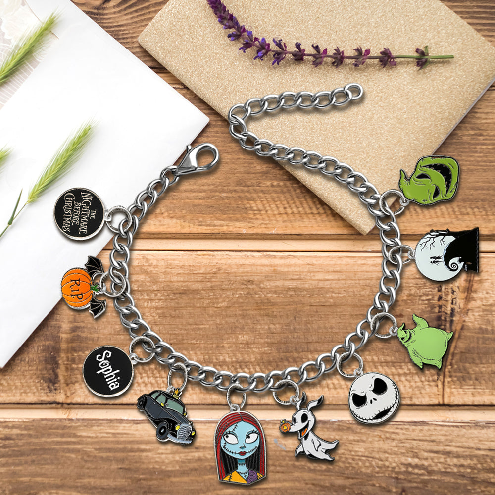 Nightmare On The Wrist - Personalized Nightmare Bracelet With Charms