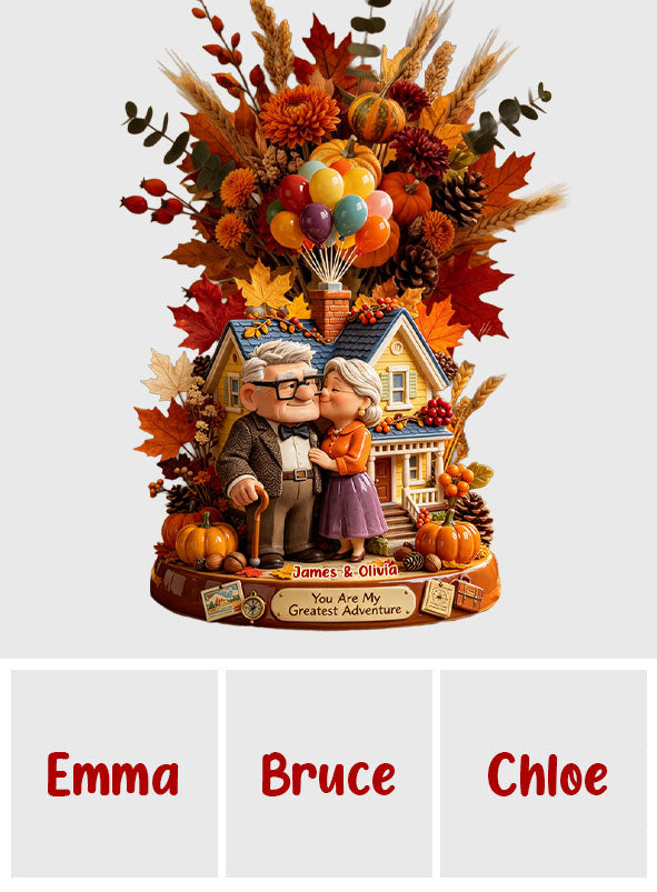 My Greatest Adventure - Personalized Up Movie Couple Acrylic Pot