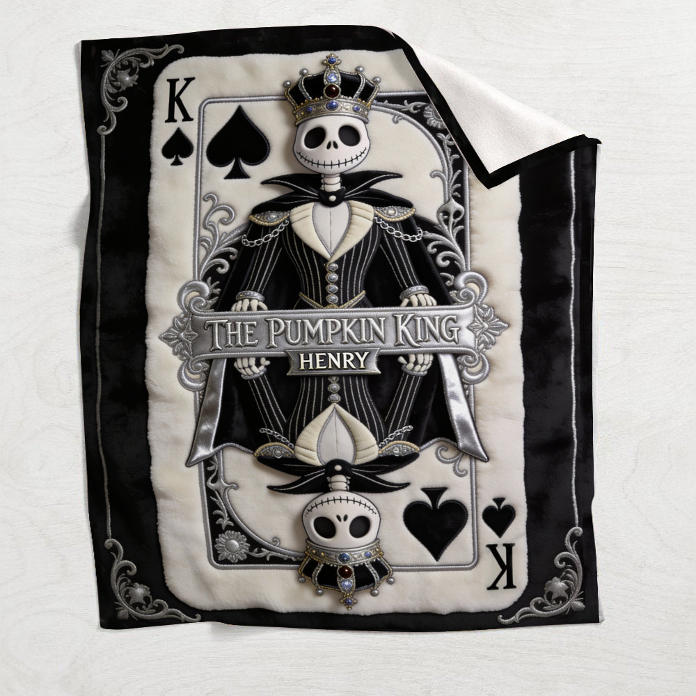 The Dark King - Personalized Nightmare Blanket