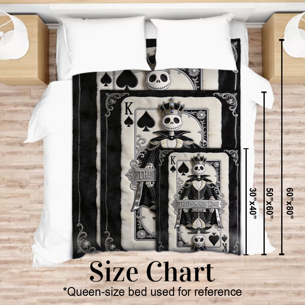 The Dark King - Personalized Nightmare Blanket