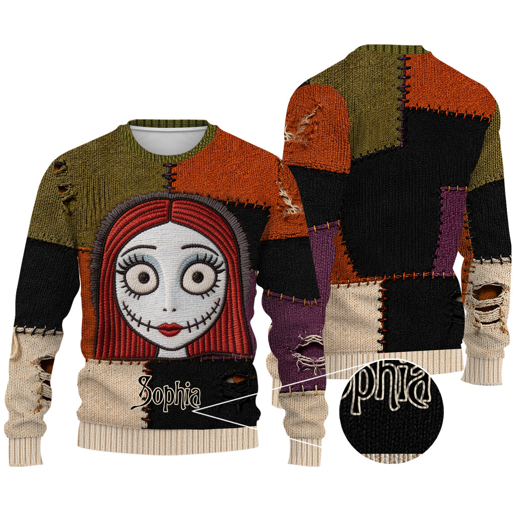 Skeleton - Personalized Nightmare Ugly Sweater