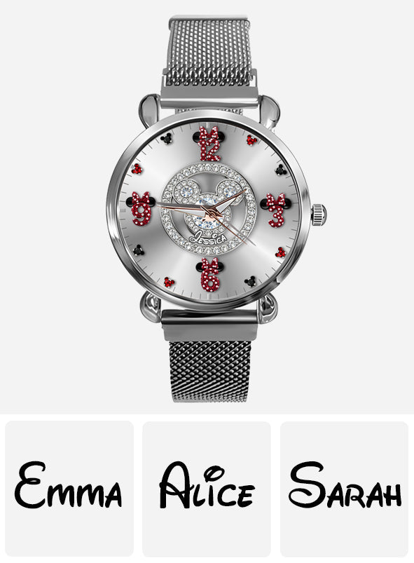 Magical World - Personalized Mouse Women Hand Watch