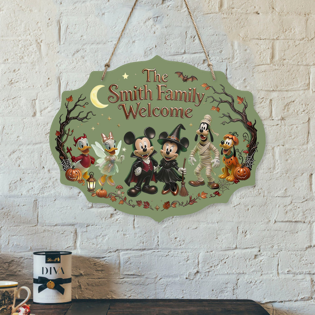 Happy Halloween - Personalized Mouse Luminous Acrylic Sign