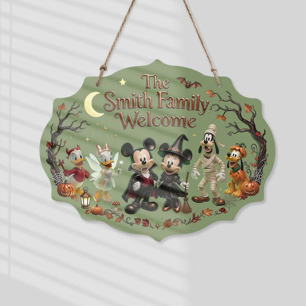 Happy Halloween - Personalized Mouse Luminous Acrylic Sign