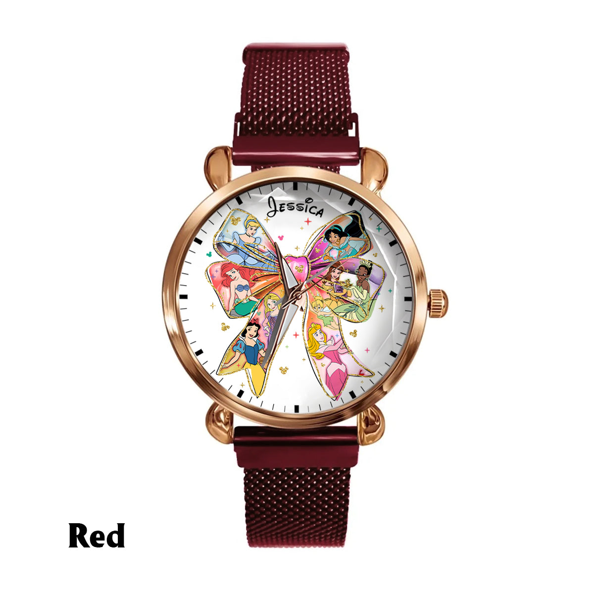 Magical Princesses - Personalized Mouse Women Hand Watch
