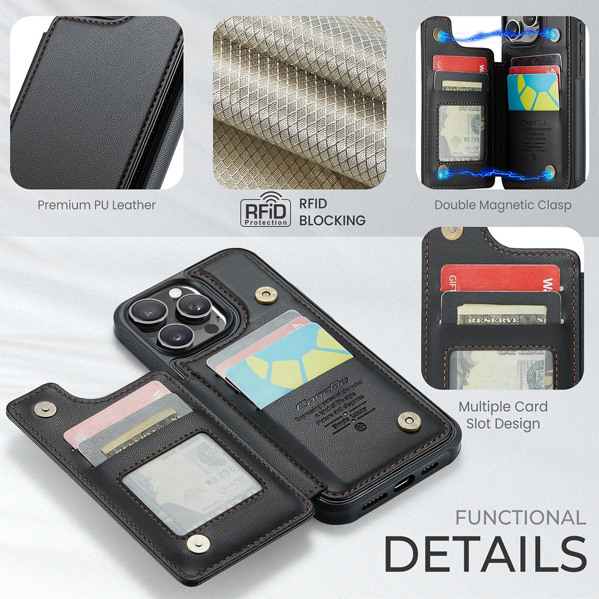 Magical - Personalized Mouse Fully Printed Wallet Phone Case
