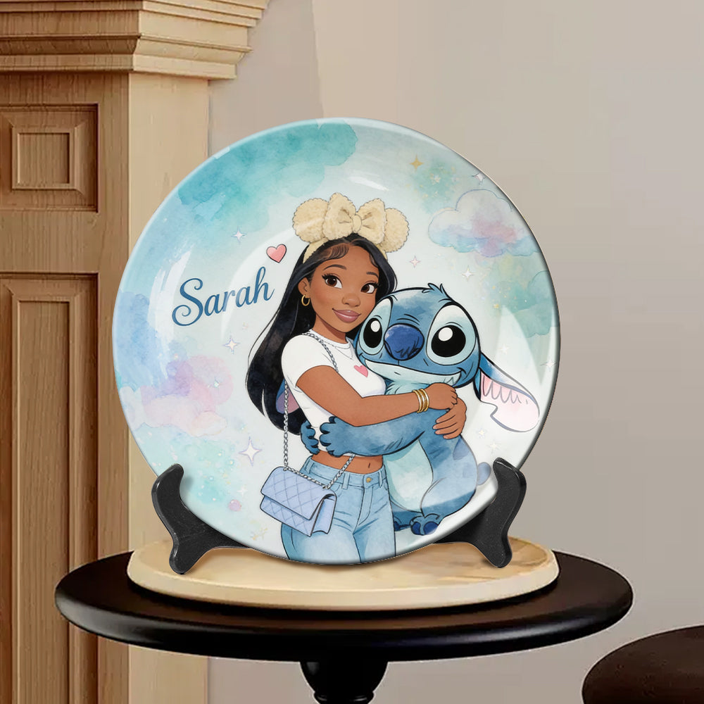 Ohana Friends - Personalized Ohana Ceramic Round Plate