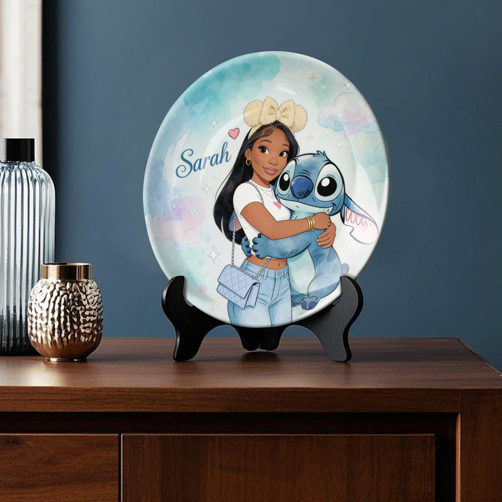 Ohana Friends - Personalized Ohana Ceramic Round Plate