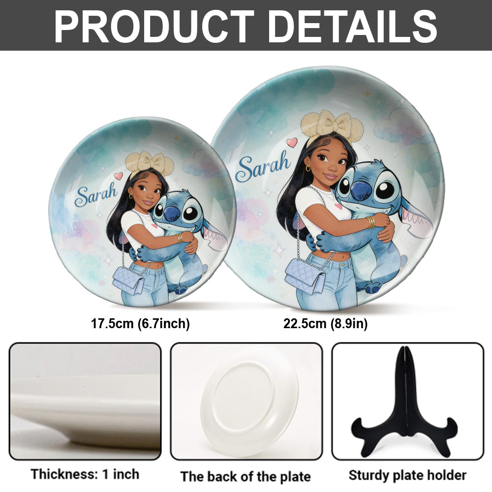 Ohana Friends - Personalized Ohana Ceramic Round Plate