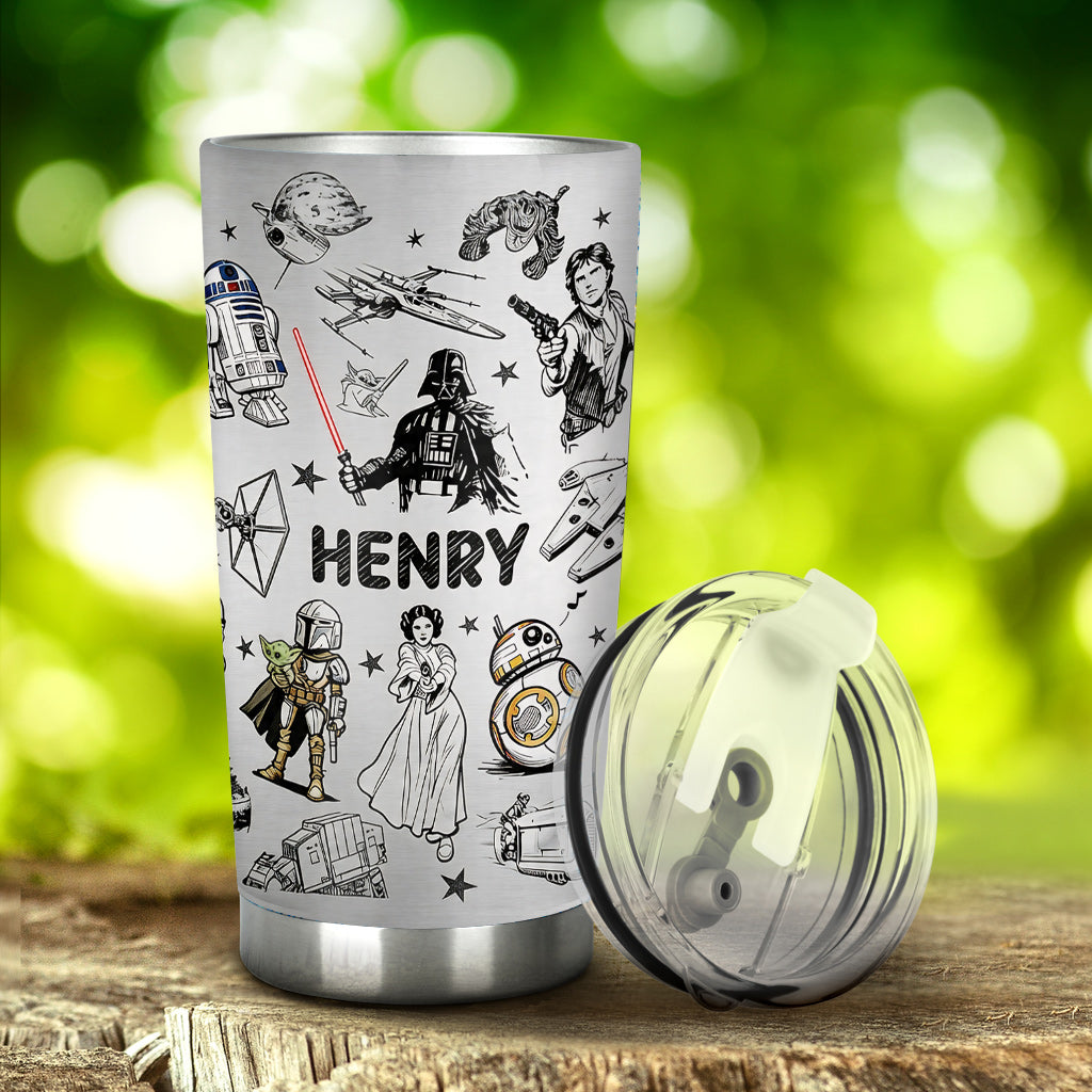 May The Force Be With You - Personalized The Force Tumbler