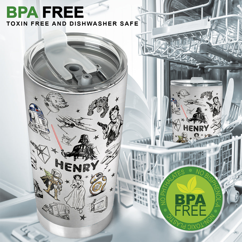 May The Force Be With You - Personalized The Force Tumbler