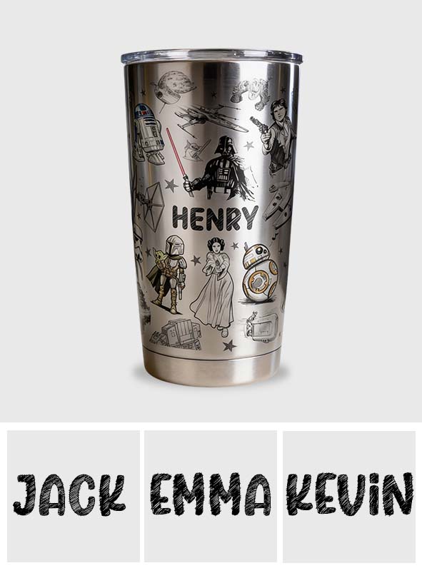 May The Force Be With You - Personalized The Force Tumbler