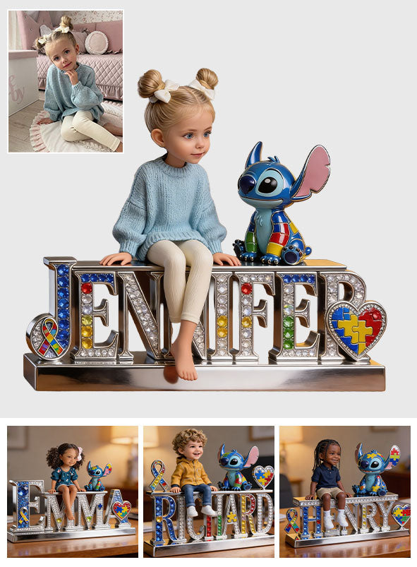It's OK To Be Different - Personalized Autism Awareness Custom Shaped Acrylic Plaque