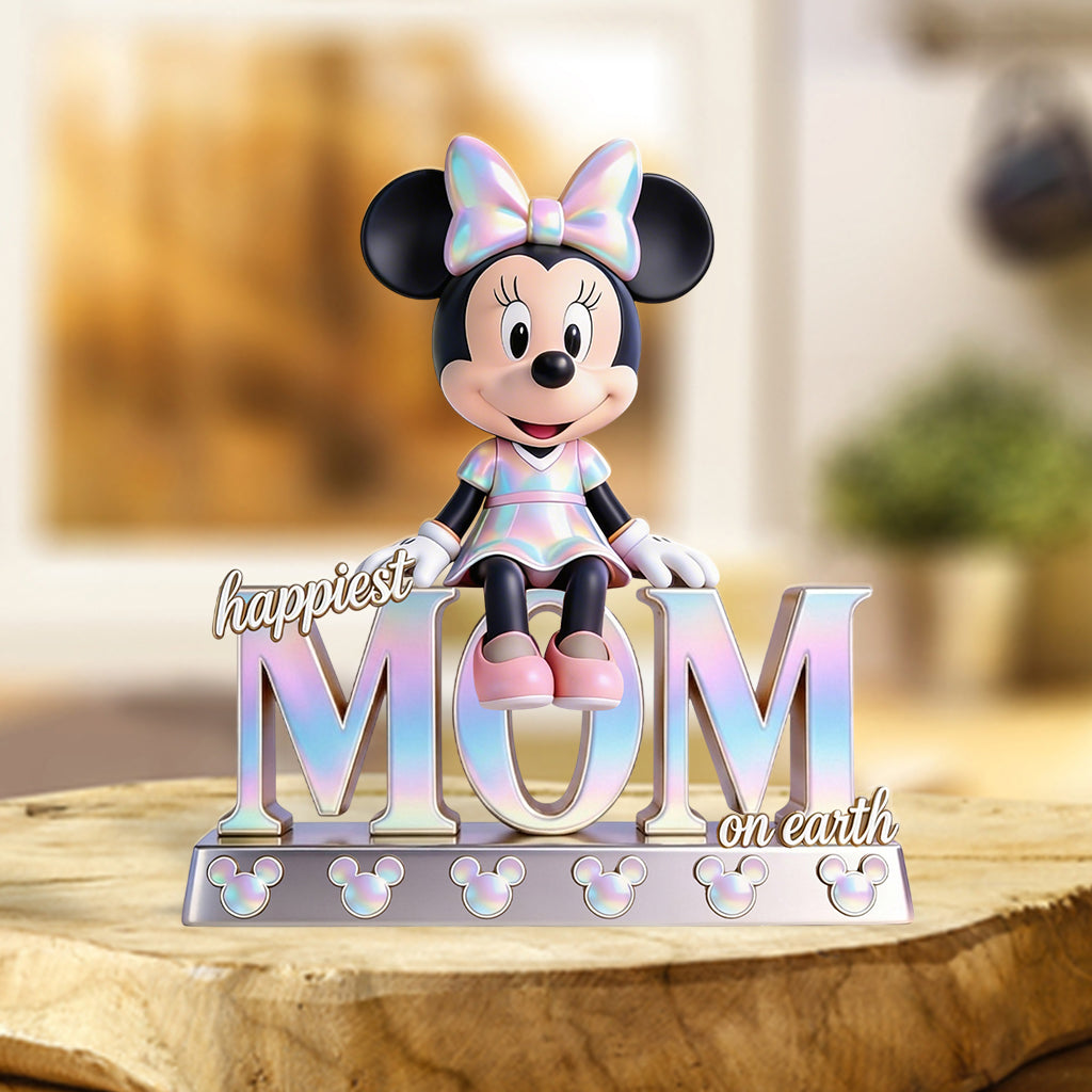 Happiest Mom Nana On Earth Magic - Personalized Mouse Custom Shaped Acrylic Plaque